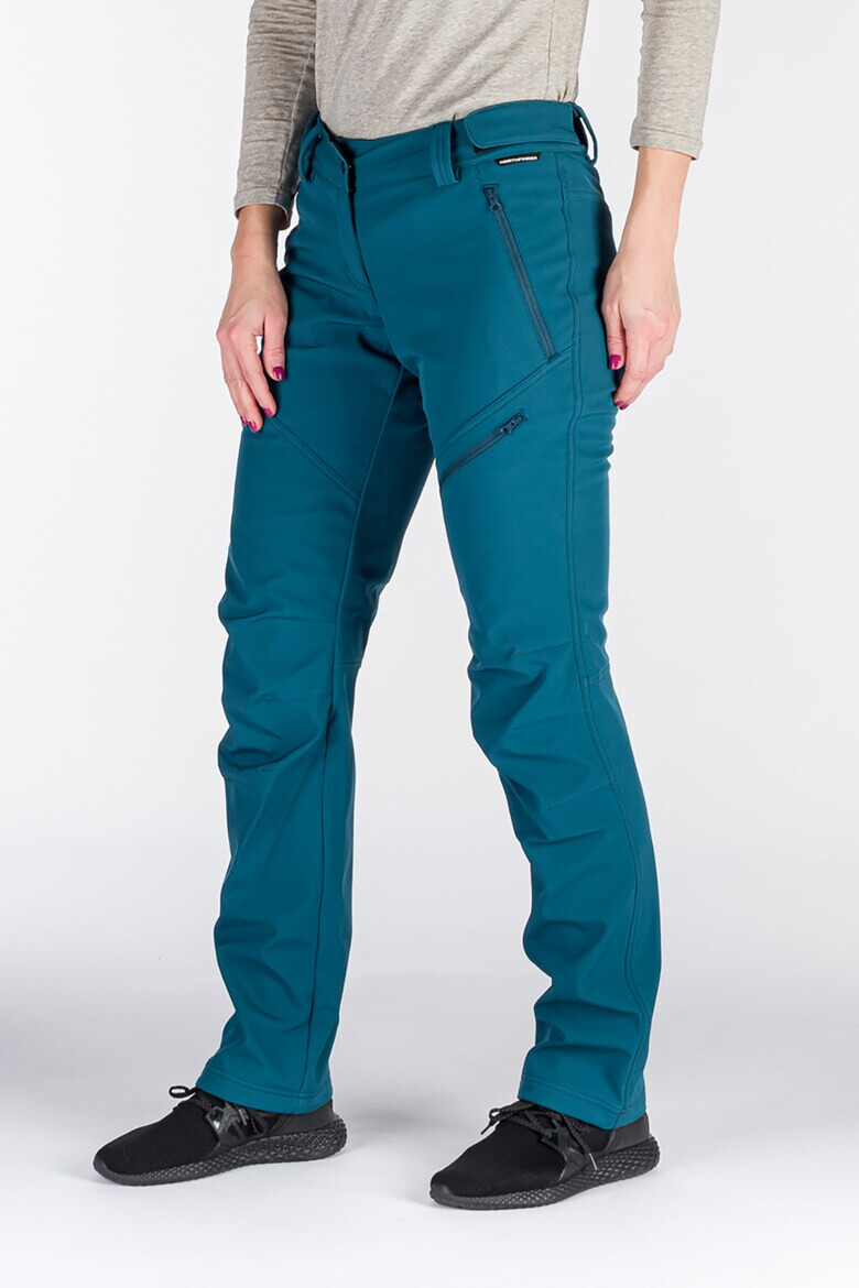 NORTHFINDER Pantaloni cu talie medie si buzunare multiple pentru trekking - Pled.ro