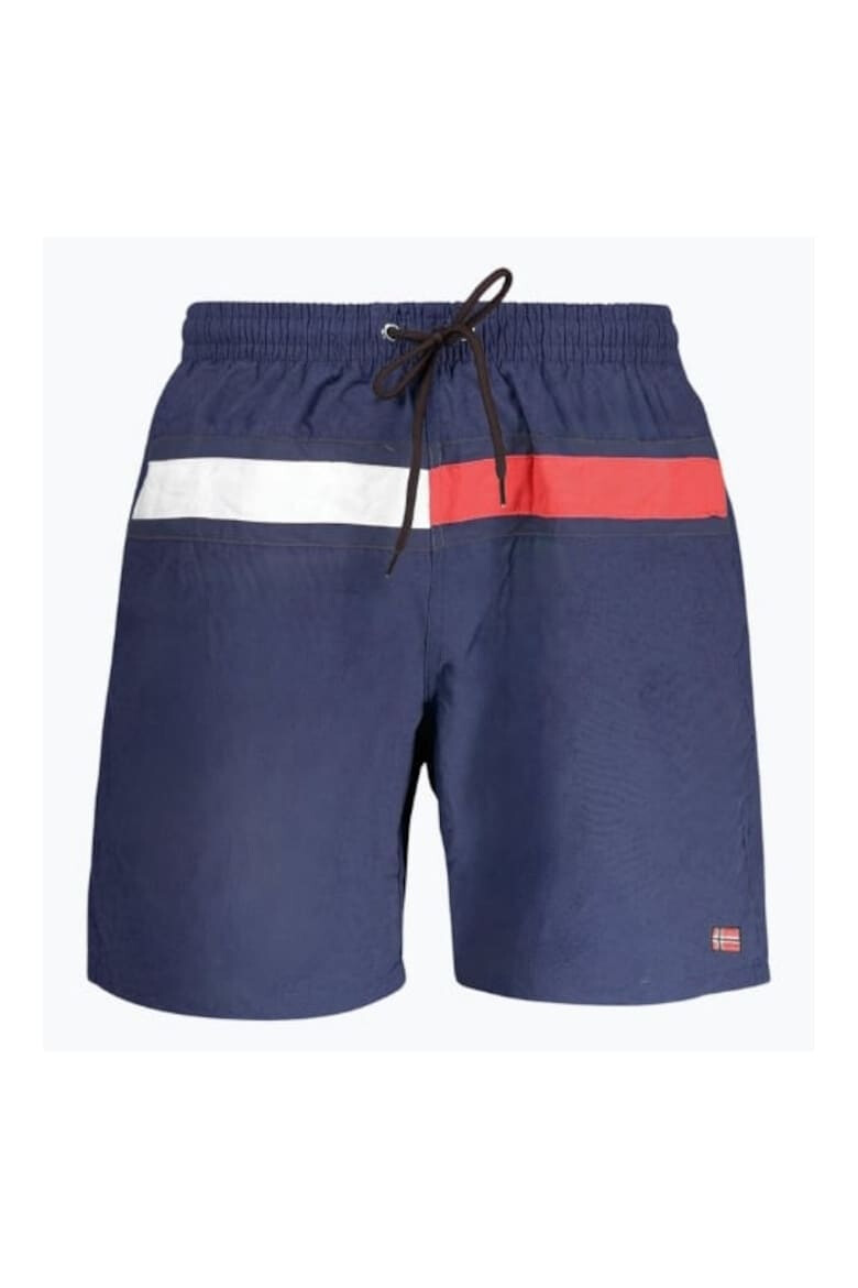 Norway Pantaloni scurti barbati pentru inot cu logo si croiala Regular fit Bleumarin inchis - Pled.ro