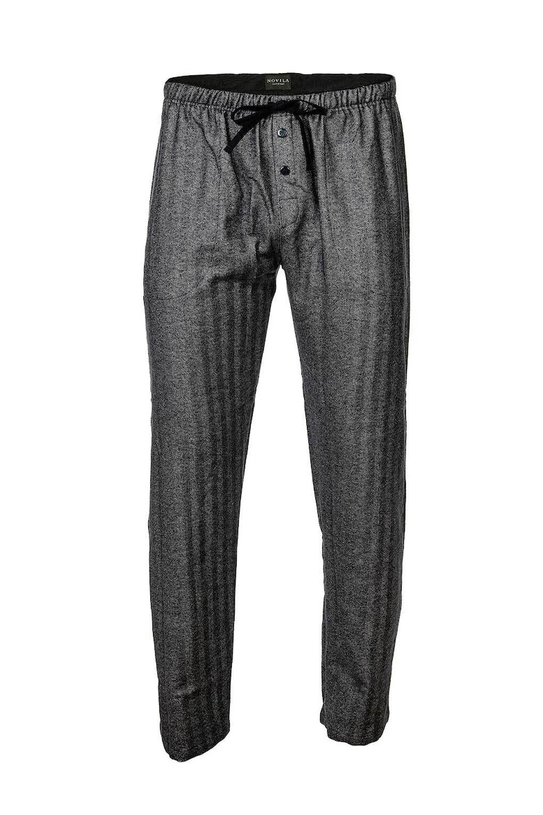 NOVILA Pantaloni de casa cu model herringbone - Pled.ro