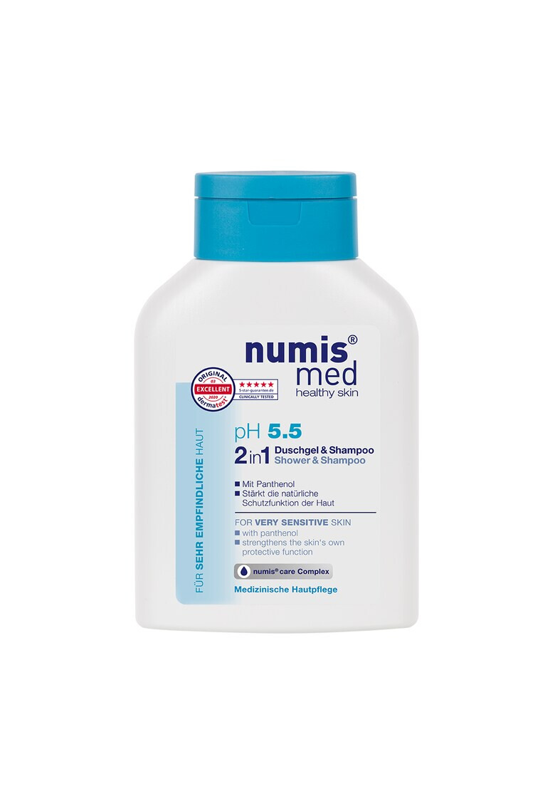 Numis Med Sampon si gel de dus 2 in 1 Sensitive pentru piele foarte sensibila 200 ml - Pled.ro