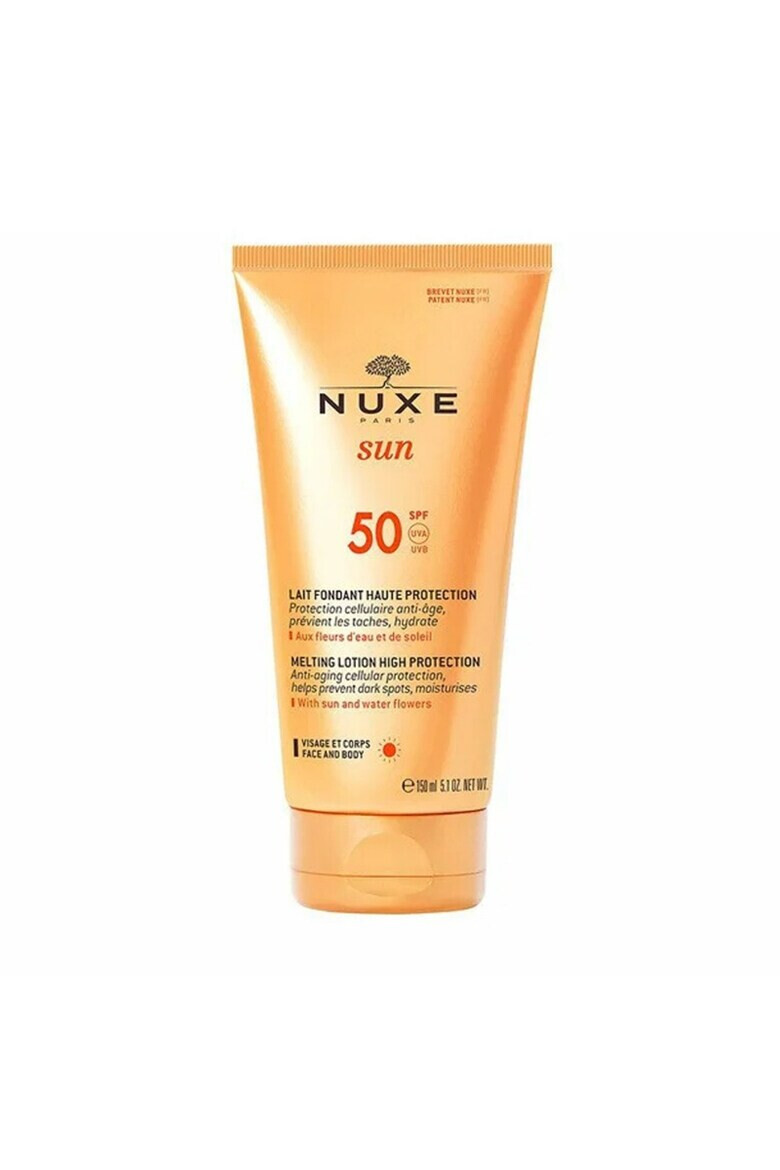 Nuxe Lotiune cu protectie solara Pentru fata si corp SPF 50 Rezistent la apa 150 ml - Pled.ro