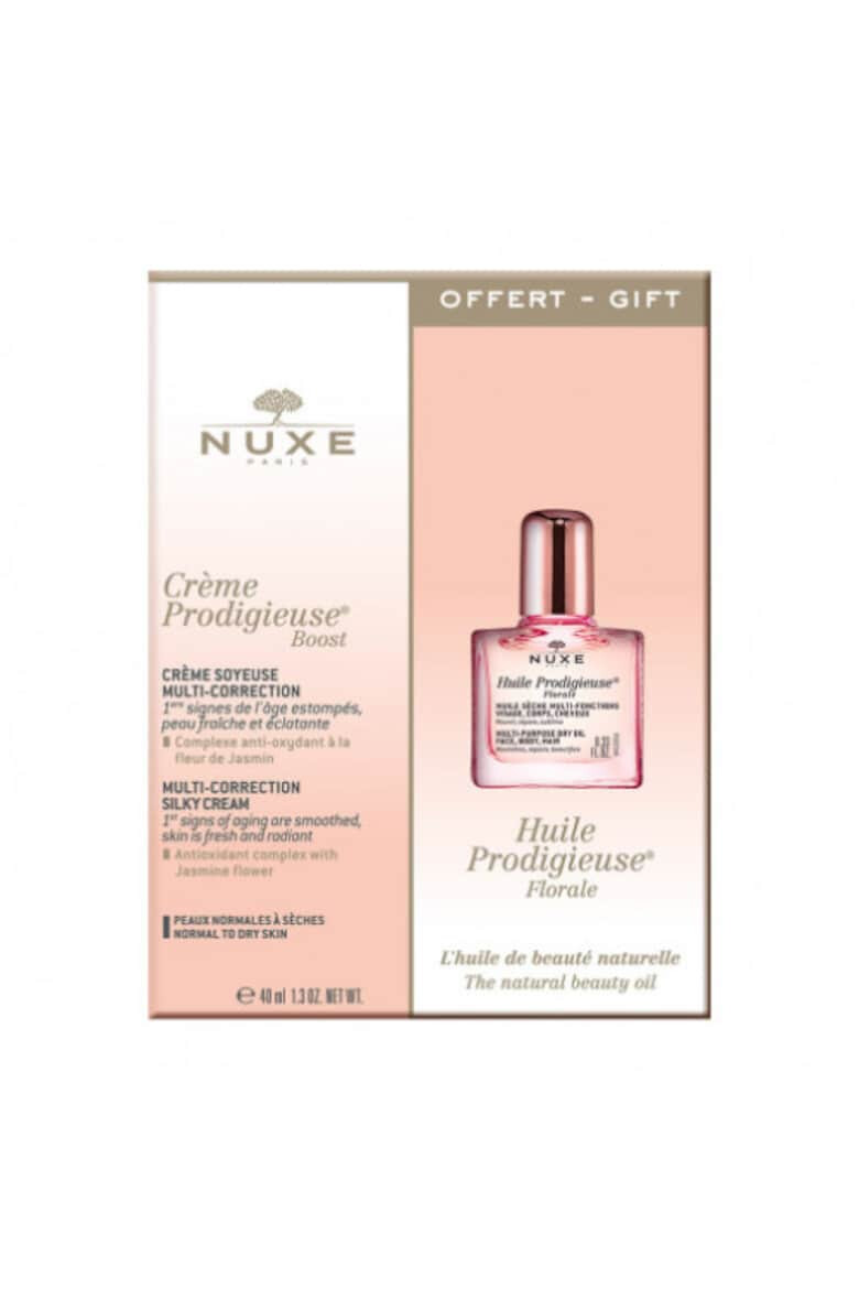 Nuxe Set Creme Prodigueuse Boost Crema pentru fata pentru piele uscata 40 ml Ser anti-imbatranire 10 ml - Pled.ro