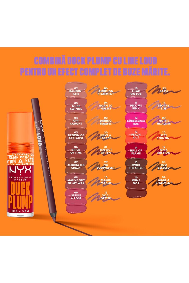 NYX Professional Makeup Luciu de buze NYX PM Duck Plump 7 ml - Pled.ro