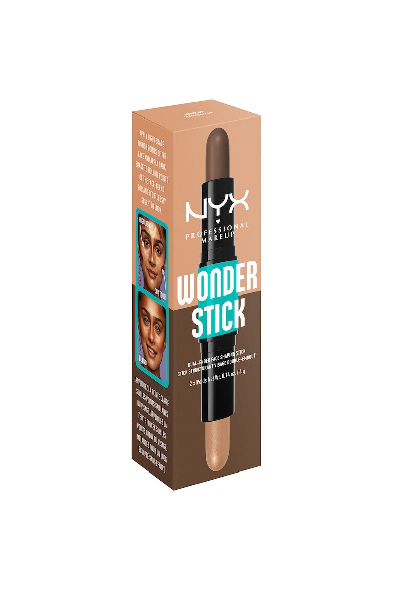 NYX Professional Makeup Stick de iluminare si conturare Wonder Stick Dual Face Lift 8 gr - Pled.ro