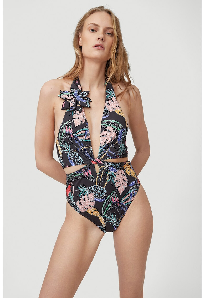 O'Neill Costum de baie intreg cu model tropical Glam Pack - Pled.ro