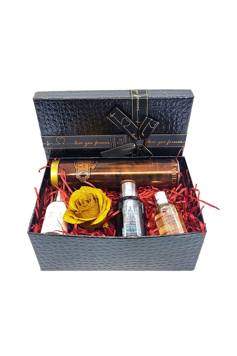 OEM Set Cuba Magnum pentru barbati Gel de dus Ylang-Ylang 100ml Apa de Toaleta Cuba Magnum Gold 130ml; Gel de dus Orange & Bergamot 50ml; Lotiune de corp Vetiver & Grapefruit 50ml - Pled.ro