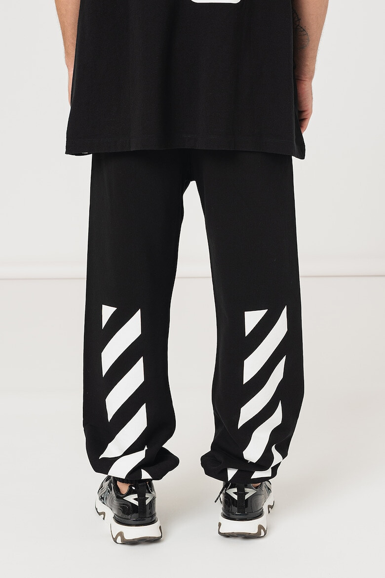 OFF-WHITE Pantaloni sport slim fit Helvetica - Pled.ro