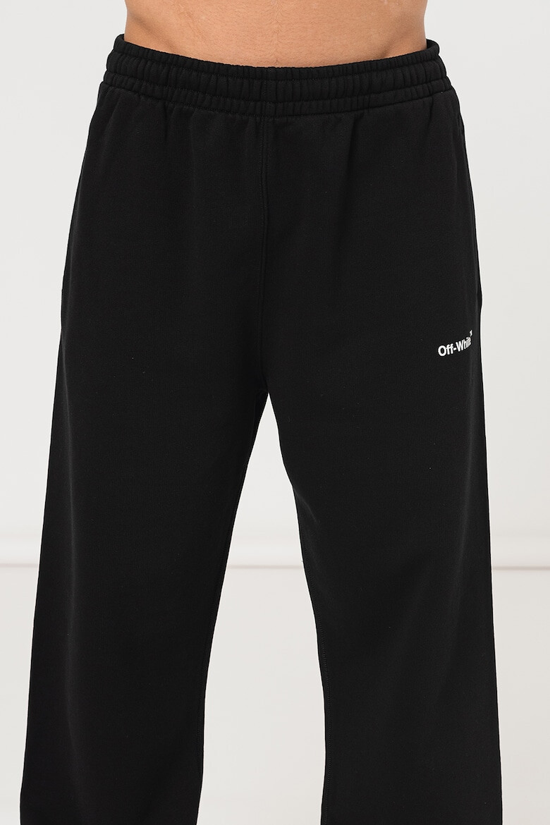 OFF-WHITE Pantaloni sport slim fit Helvetica - Pled.ro