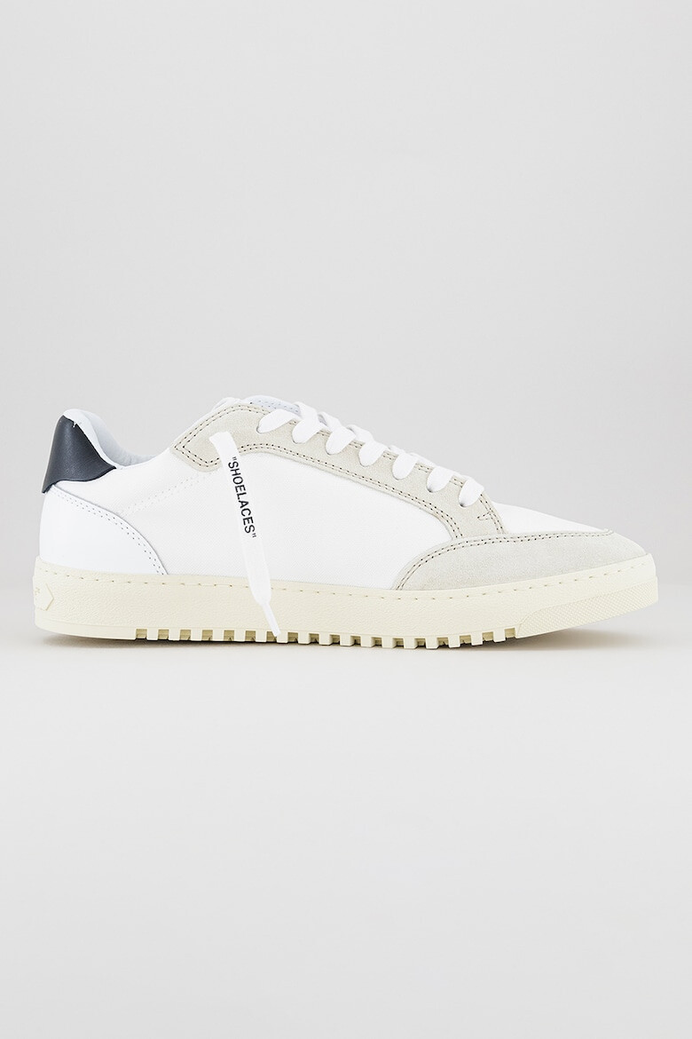 OFF-WHITE Pantofi sport 5.0 de panza cu garnituri de piele intoarsa - Pled.ro