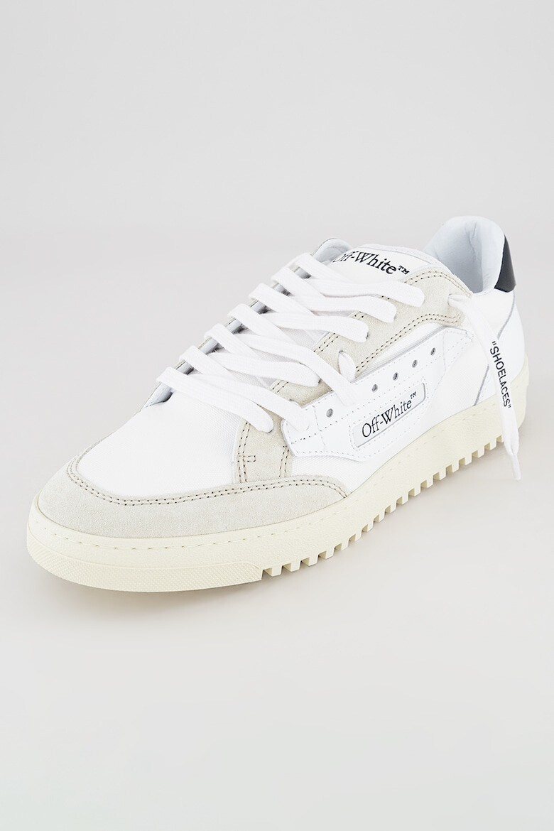 OFF-WHITE Pantofi sport 5.0 de panza cu garnituri de piele intoarsa - Pled.ro