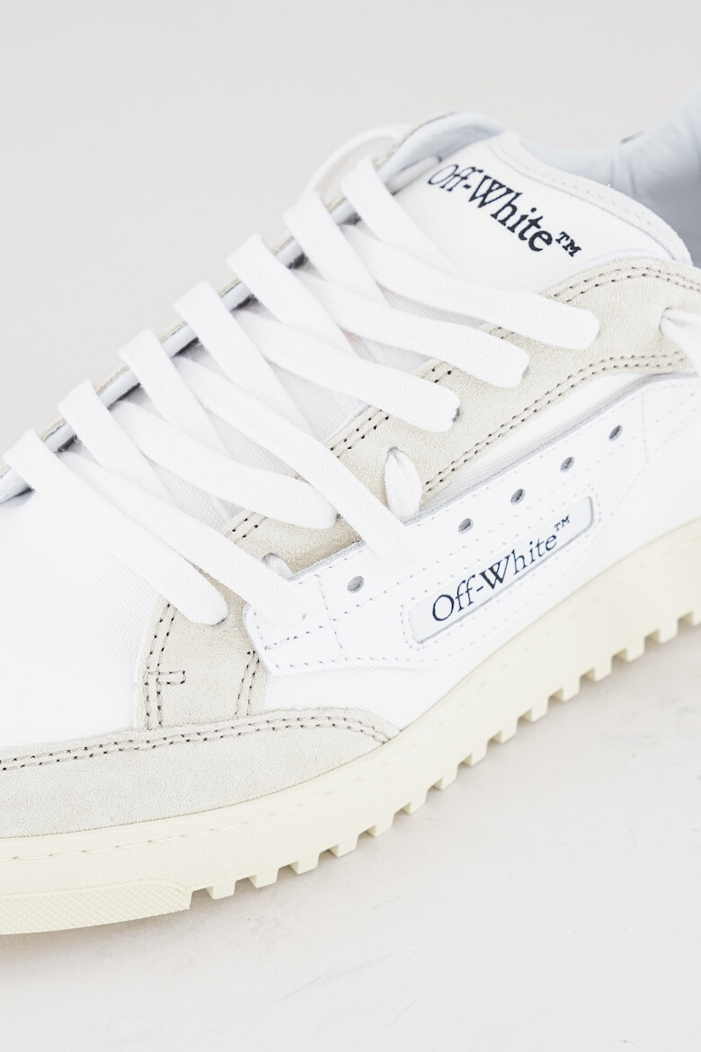 OFF-WHITE Pantofi sport 5.0 de panza cu garnituri de piele intoarsa - Pled.ro