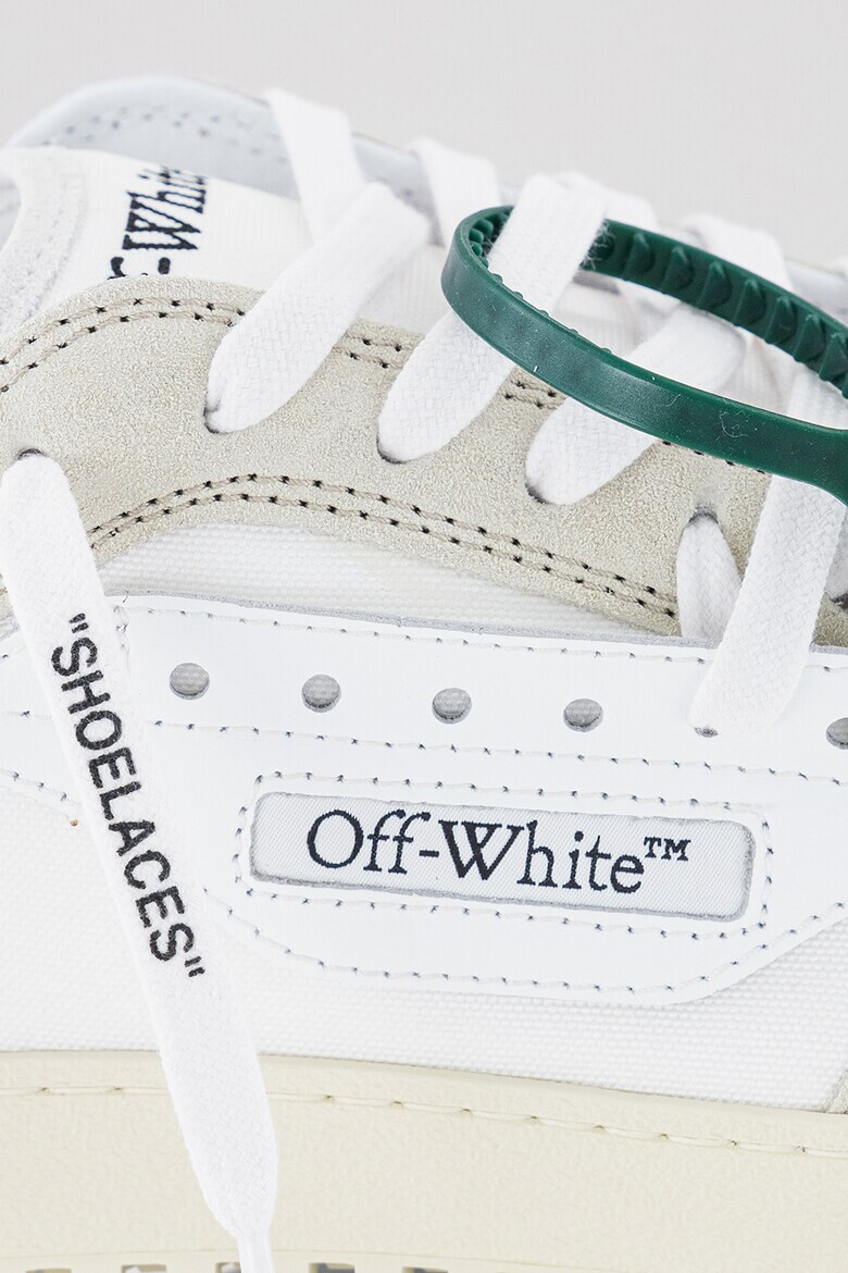 OFF-WHITE Pantofi sport 5.0 de panza cu garnituri de piele intoarsa - Pled.ro