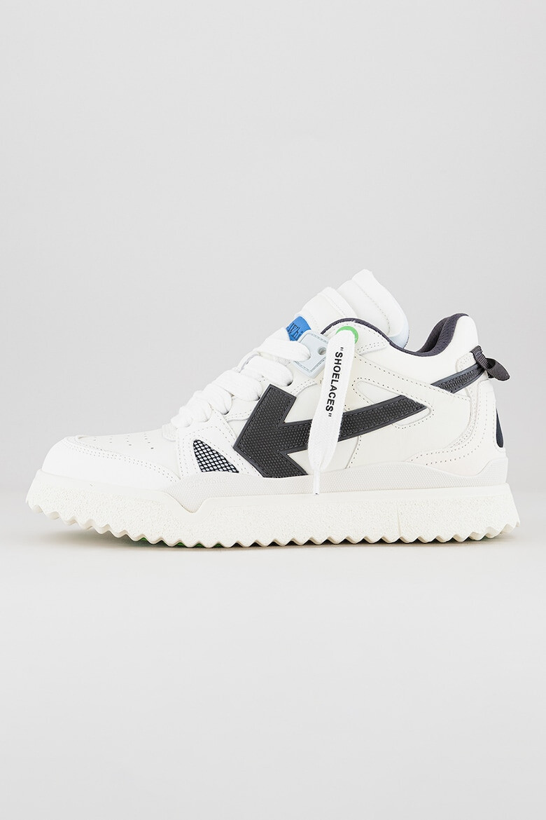 OFF-WHITE Pantofi sport de piele cu detalii contrastante Sponge - Pled.ro