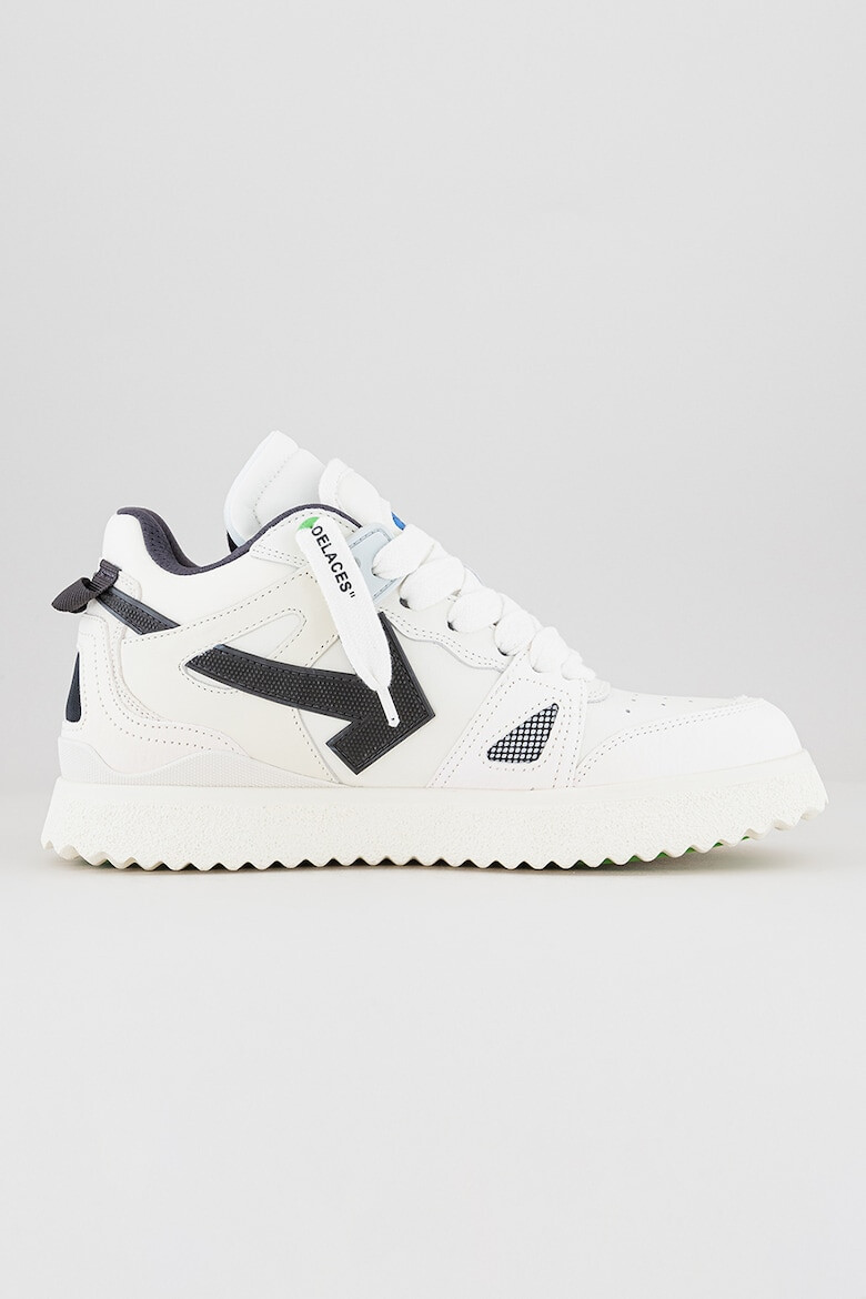 OFF-WHITE Pantofi sport de piele cu detalii contrastante Sponge - Pled.ro