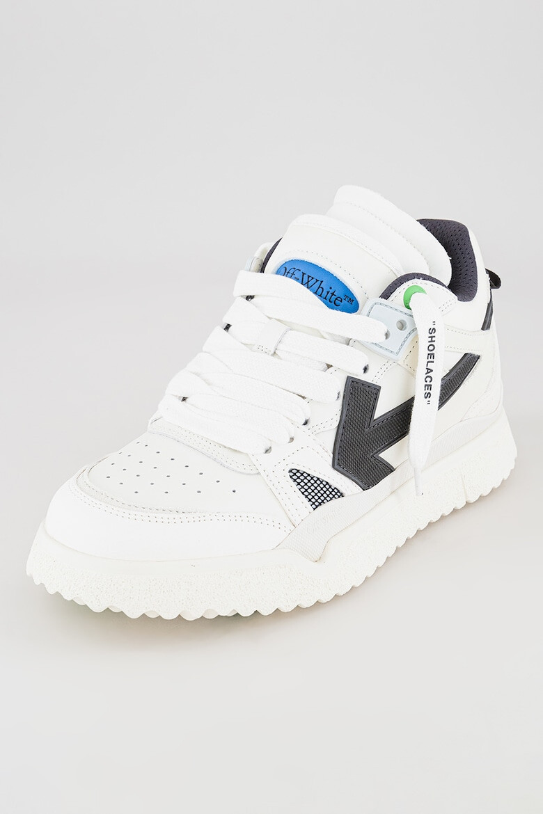 OFF-WHITE Pantofi sport de piele cu detalii contrastante Sponge - Pled.ro