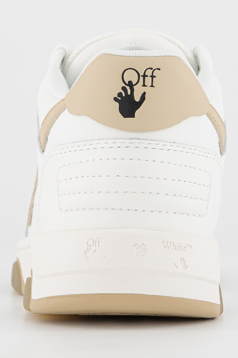 OFF-WHITE Pantofi sport low cut cu garnituri de piele - Pled.ro