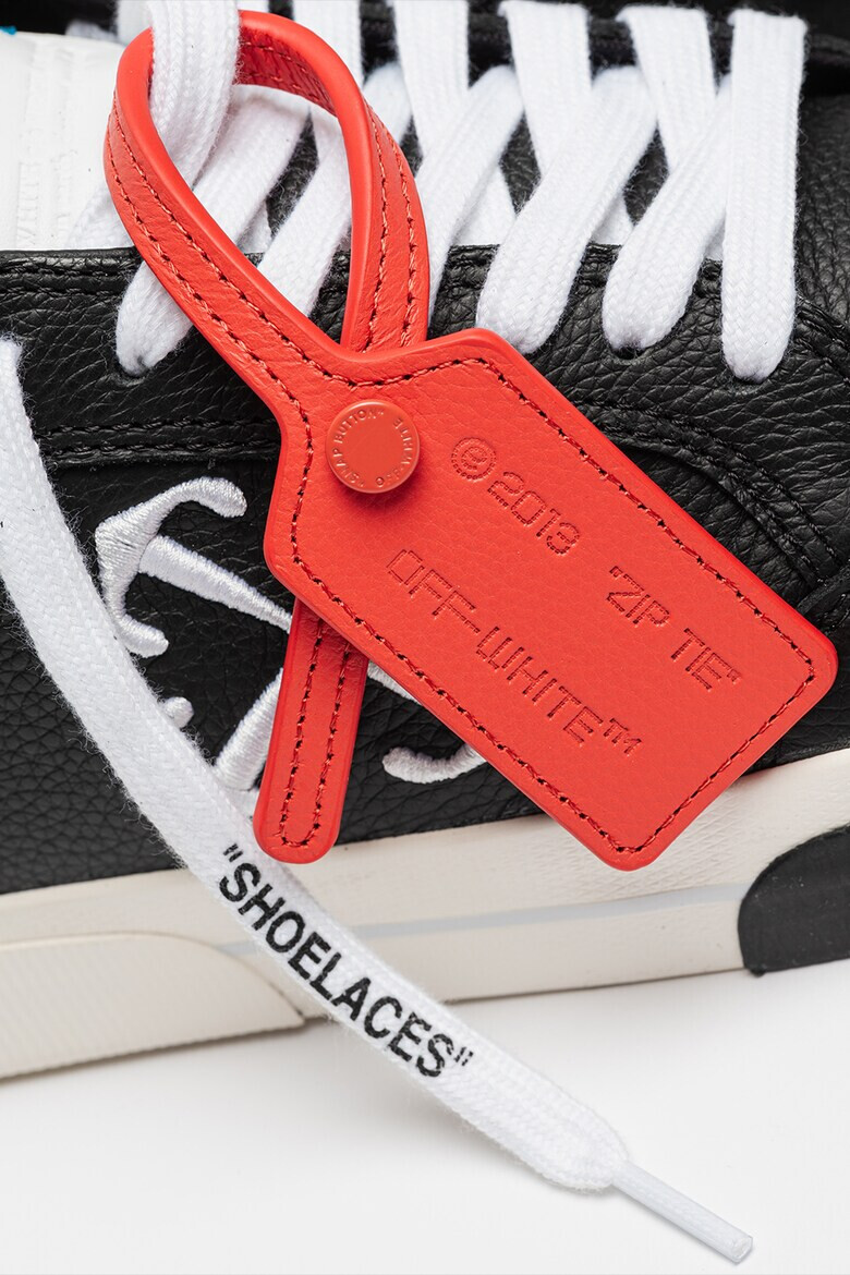 OFF-WHITE Pantofi sport de piele cu logo brodat - Pled.ro