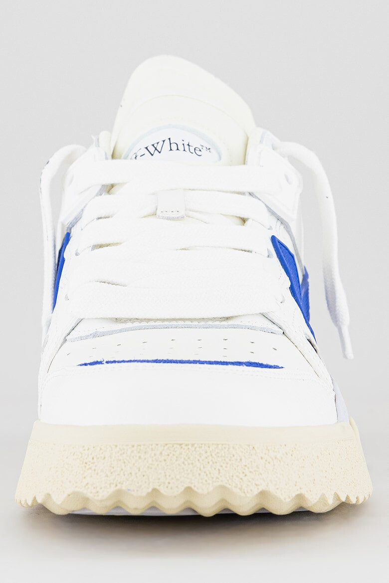 OFF-WHITE Pantofi sport de piele cu logo contrastant Sponge - Pled.ro