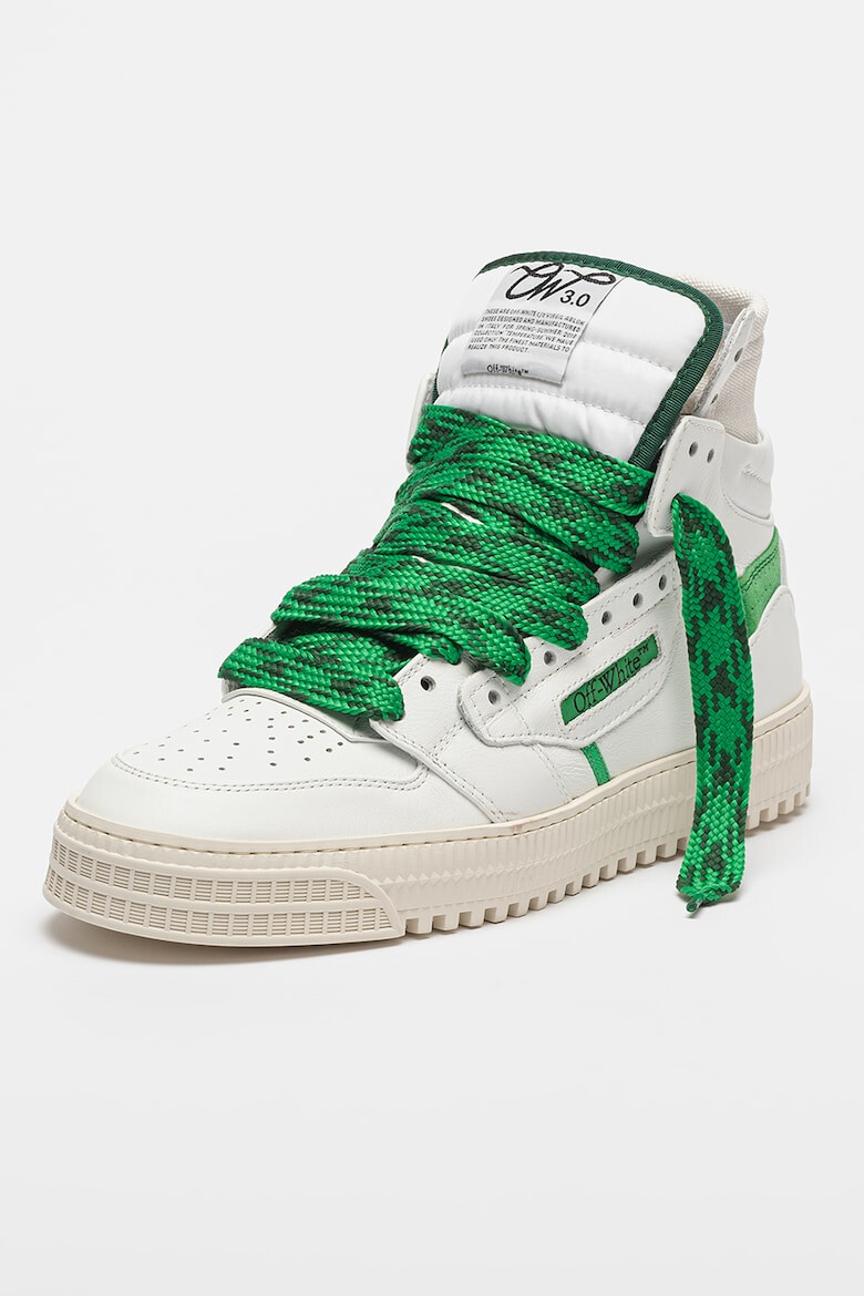 OFF-WHITE Pantofi sport de piele inalti - Pled.ro