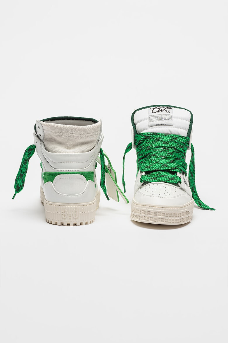 OFF-WHITE Pantofi sport de piele inalti - Pled.ro