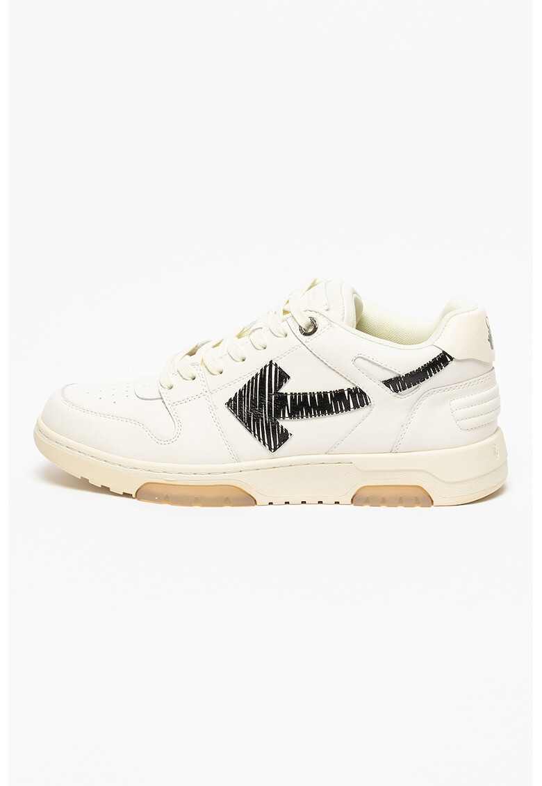 OFF-WHITE Pantofi sport de piele Out Of Office Arrow - Pled.ro