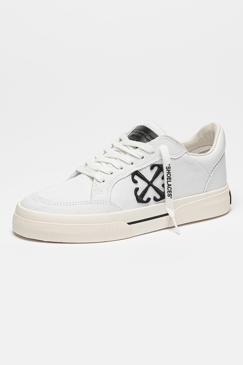 OFF-WHITE Pantofi sport din material textil cu insertii de piele - Pled.ro