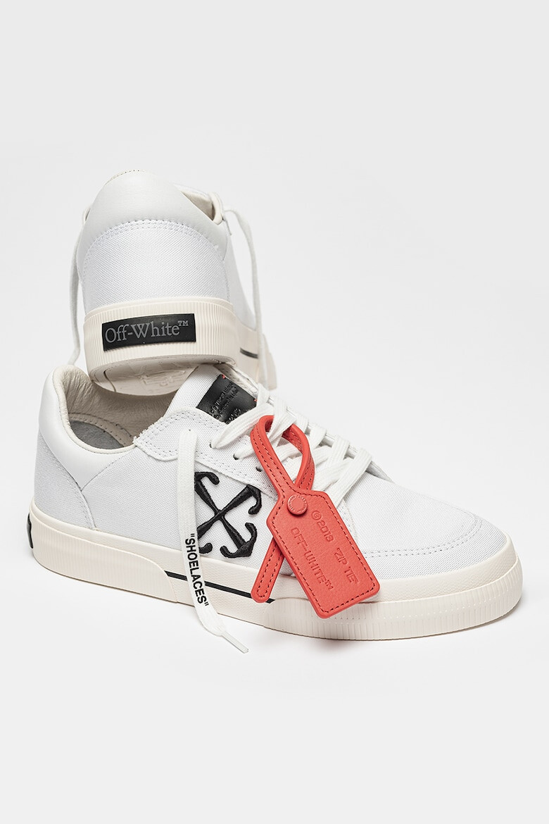 OFF-WHITE Pantofi sport din material textil cu insertii de piele - Pled.ro