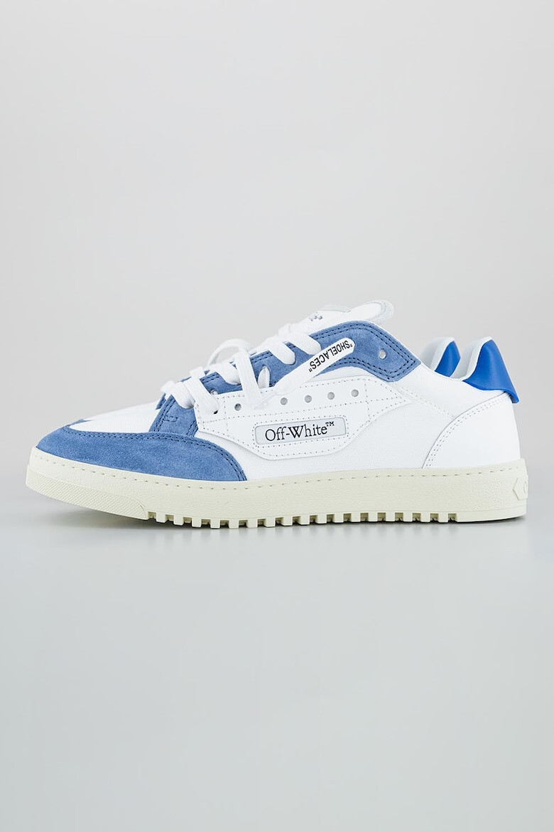 OFF-WHITE Pantofi sport din piele cu garnituri din piele intoarsa - Pled.ro