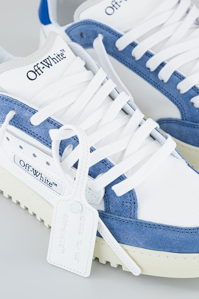 OFF-WHITE Pantofi sport din piele cu garnituri din piele intoarsa - Pled.ro