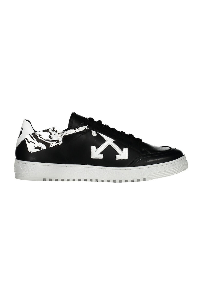 OFF-WHITE Pantofi sport din piele cu logo lateral - Pled.ro