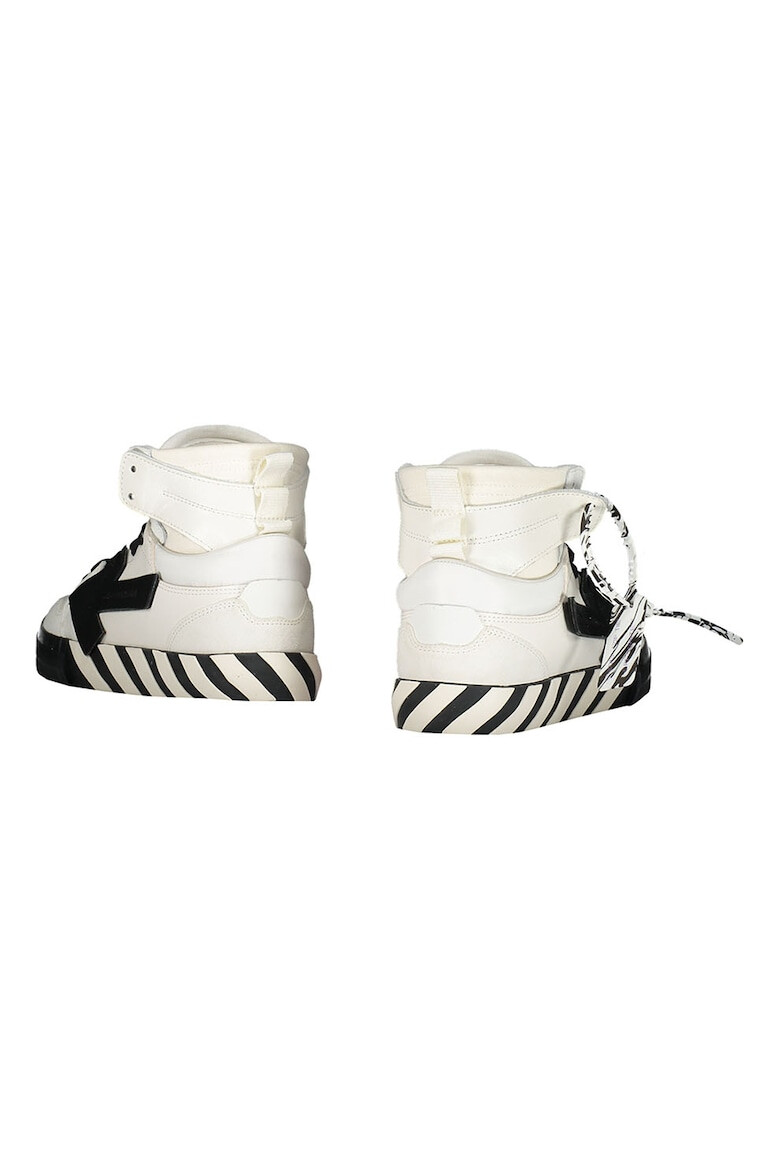 OFF-WHITE Pantofi sport high-top cu talpa cu striatii - Pled.ro