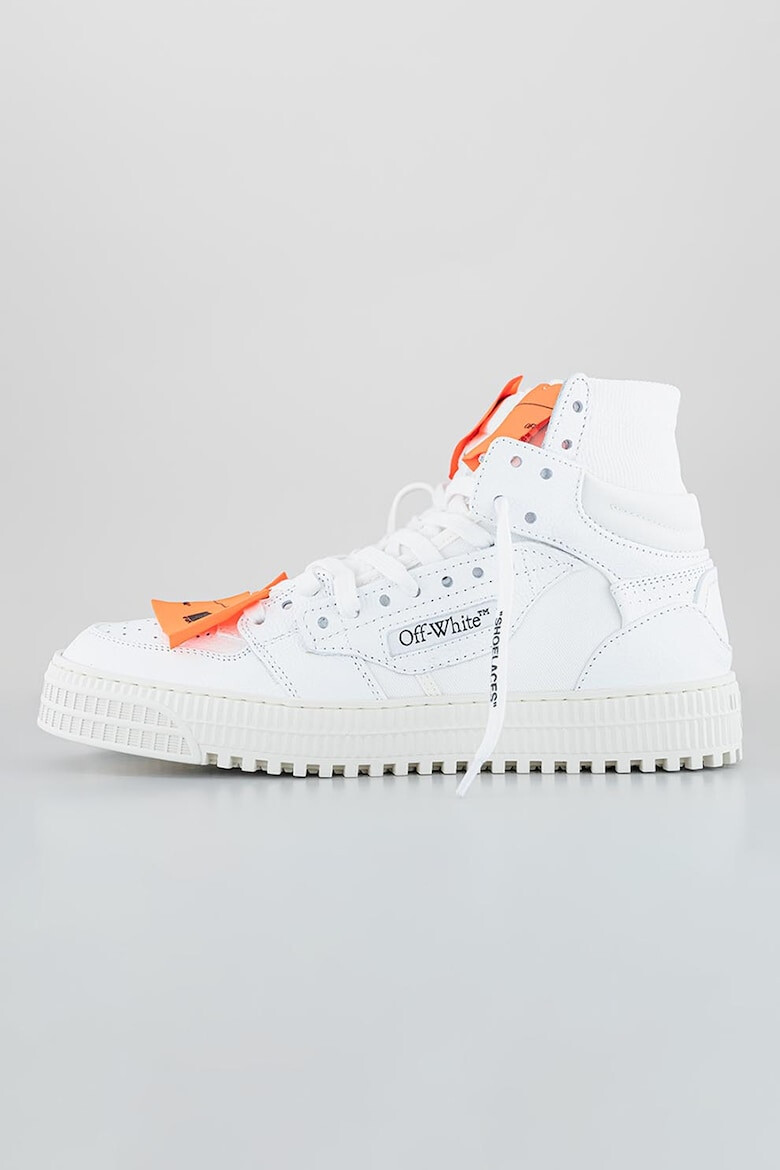 OFF-WHITE Pantofi sport inalti cu detalii contrastante - Pled.ro