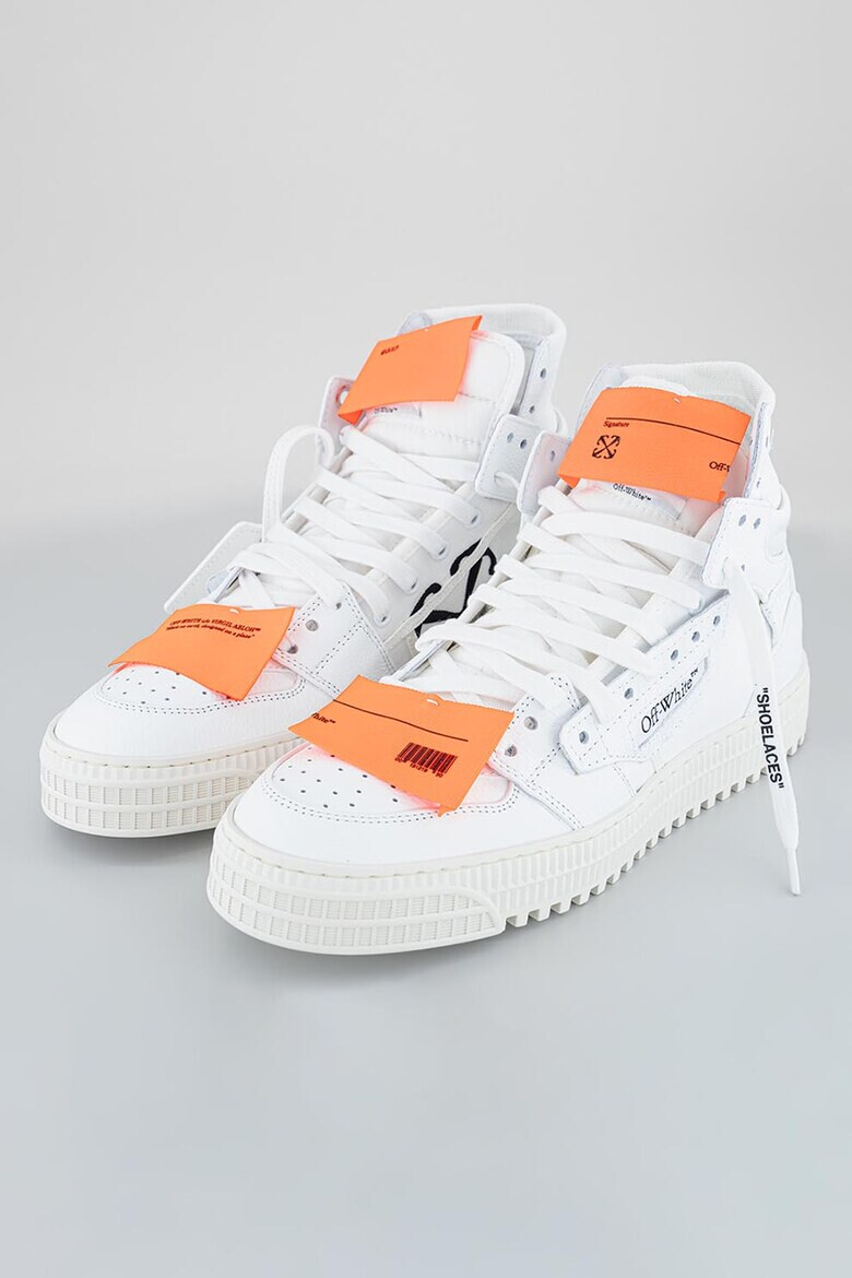 OFF-WHITE Pantofi sport inalti cu detalii contrastante - Pled.ro