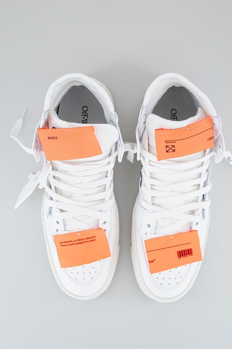 OFF-WHITE Pantofi sport inalti cu detalii contrastante - Pled.ro