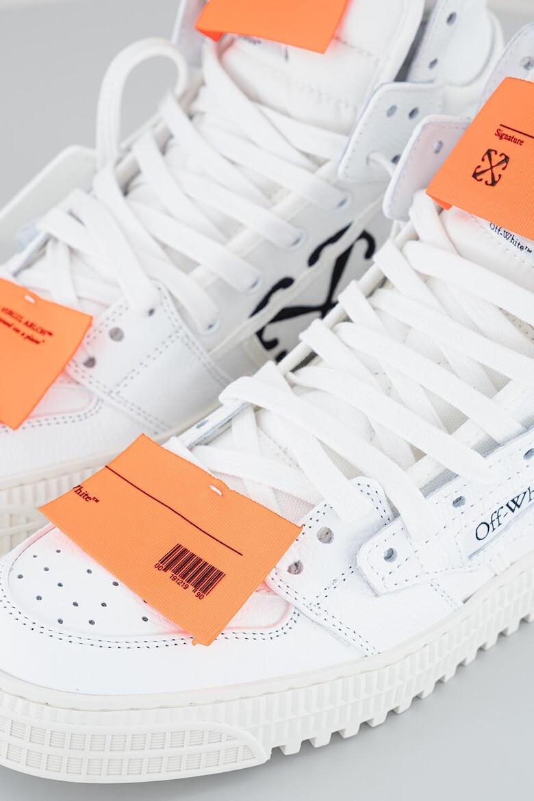 OFF-WHITE Pantofi sport inalti cu detalii contrastante - Pled.ro