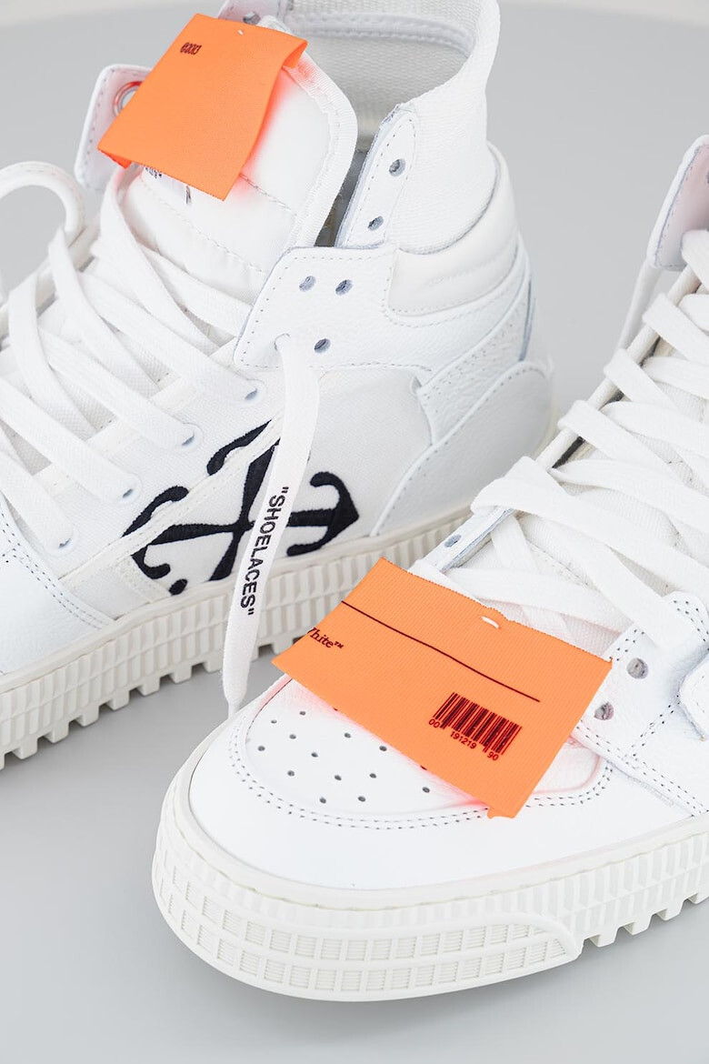 OFF-WHITE Pantofi sport inalti cu detalii contrastante - Pled.ro