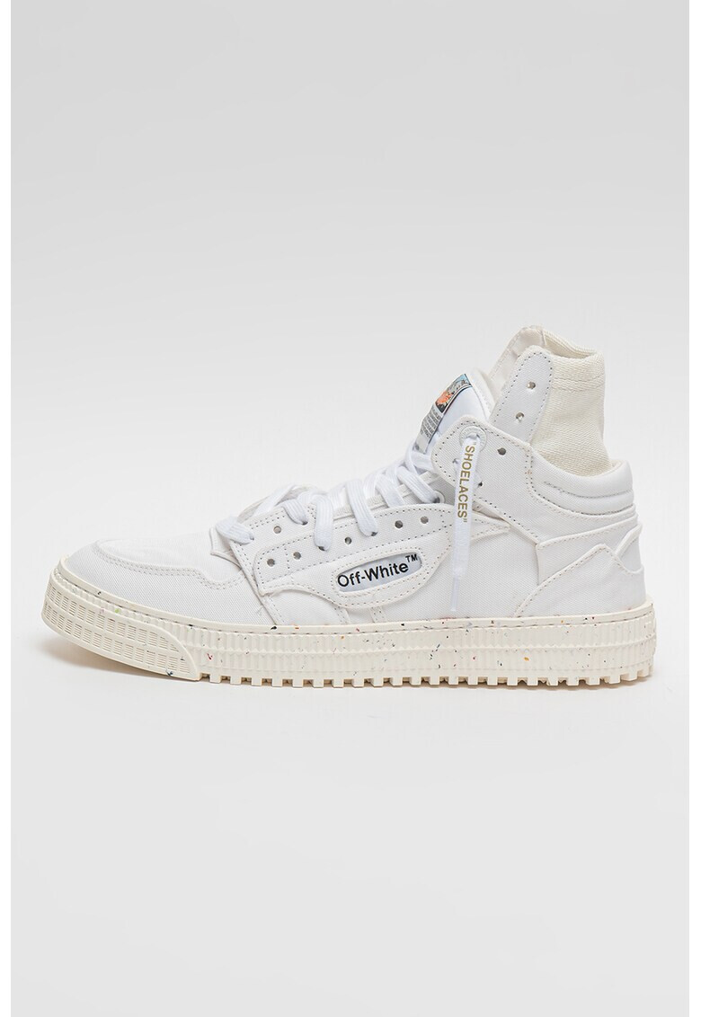 OFF-WHITE Pantofi sport inalti cu insertii de piele Off Court - Pled.ro