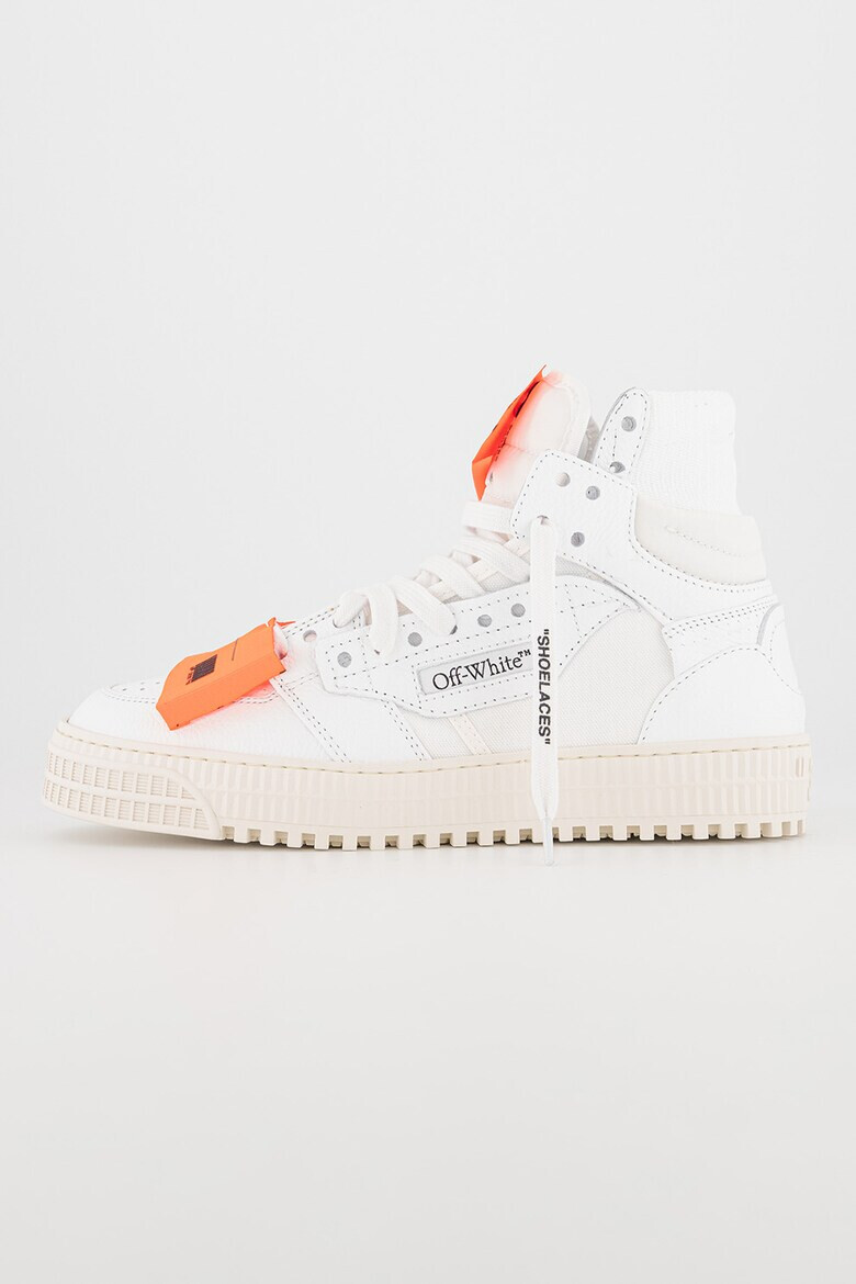 OFF-WHITE Pantofi sport inalti din piele - Pled.ro