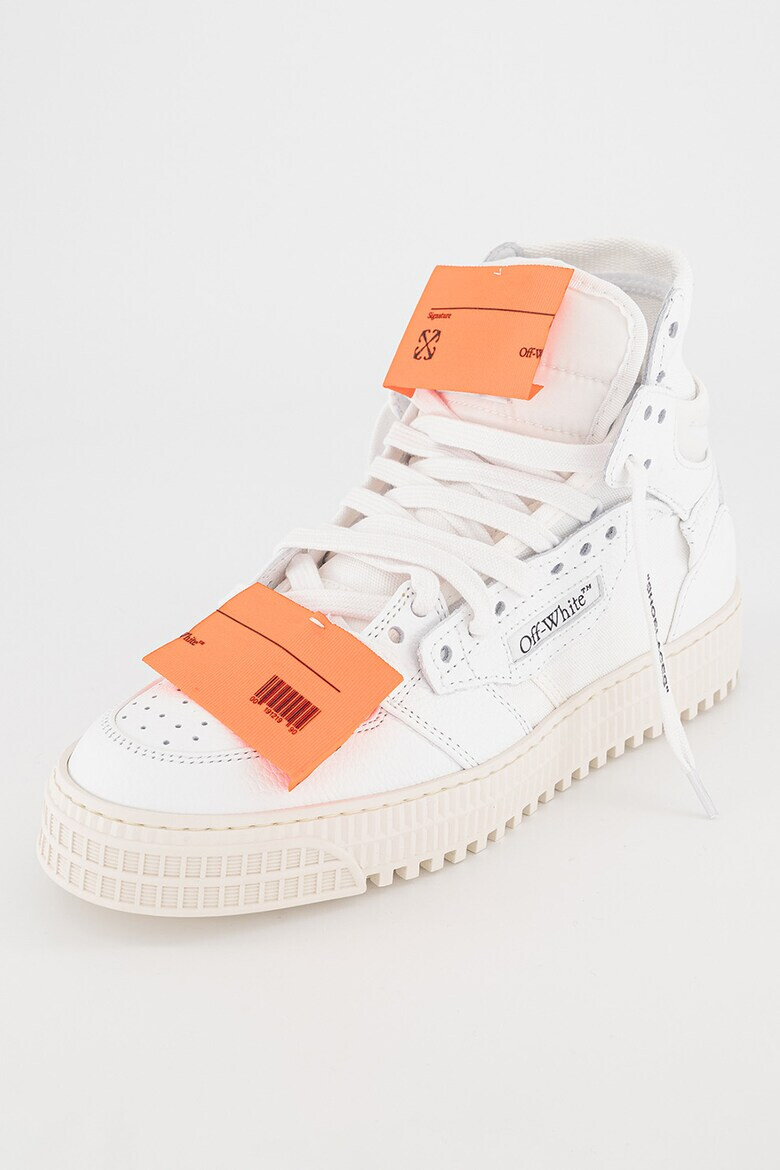 OFF-WHITE Pantofi sport inalti din piele - Pled.ro