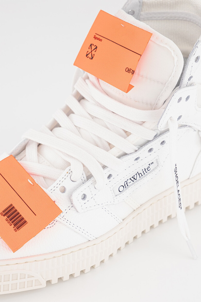 OFF-WHITE Pantofi sport inalti din piele - Pled.ro