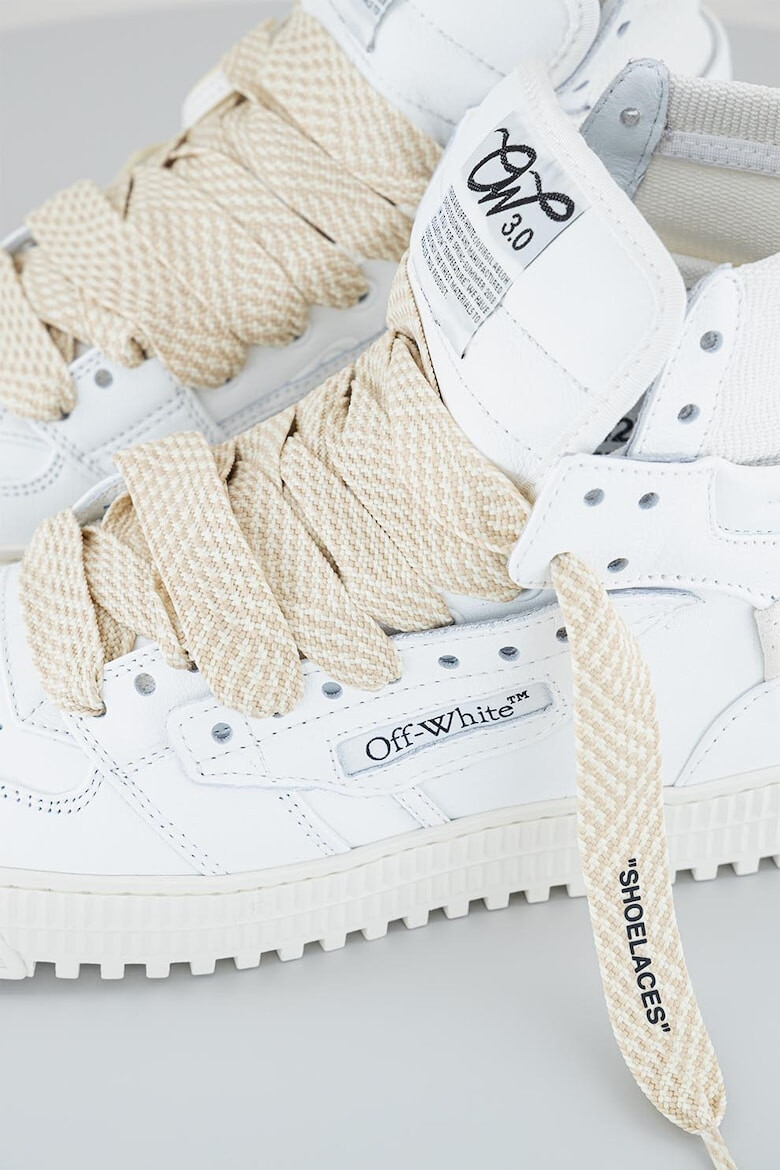 OFF-WHITE Pantofi sport inalti din piele - Pled.ro