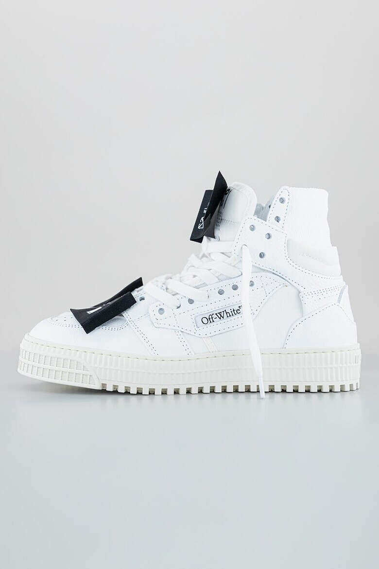 OFF-WHITE Pantofi sport inalti din piele - Pled.ro