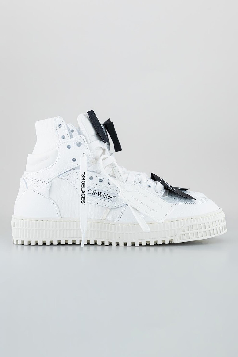 OFF-WHITE Pantofi sport inalti din piele - Pled.ro