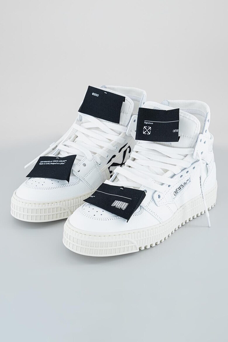 OFF-WHITE Pantofi sport inalti din piele - Pled.ro