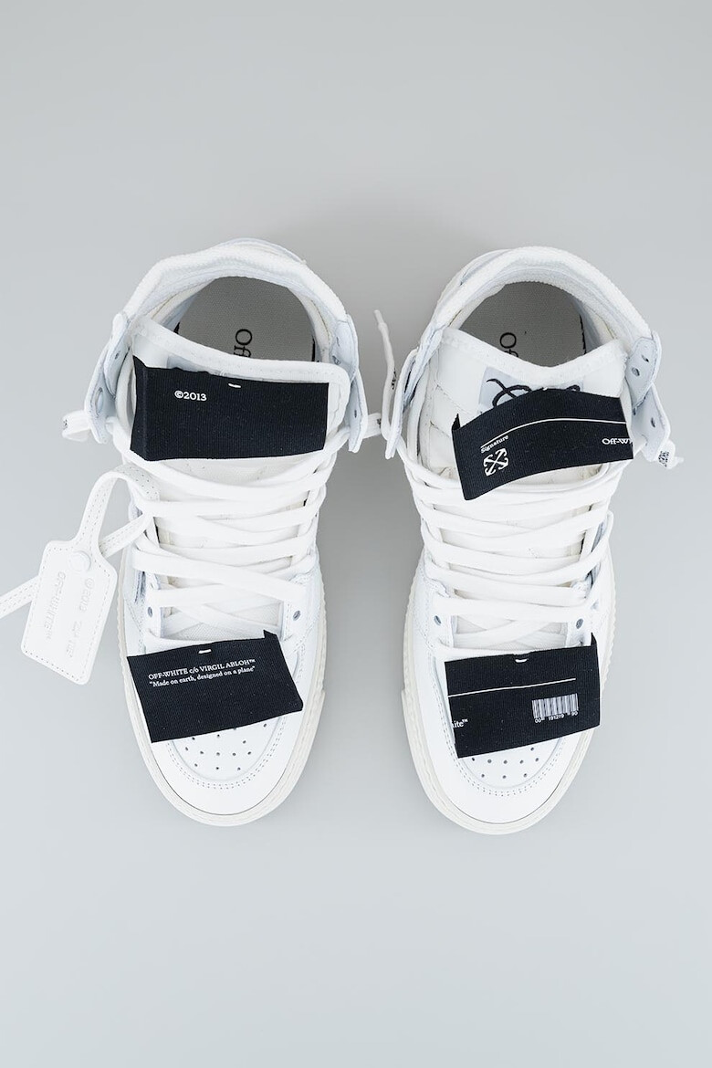 OFF-WHITE Pantofi sport inalti din piele - Pled.ro