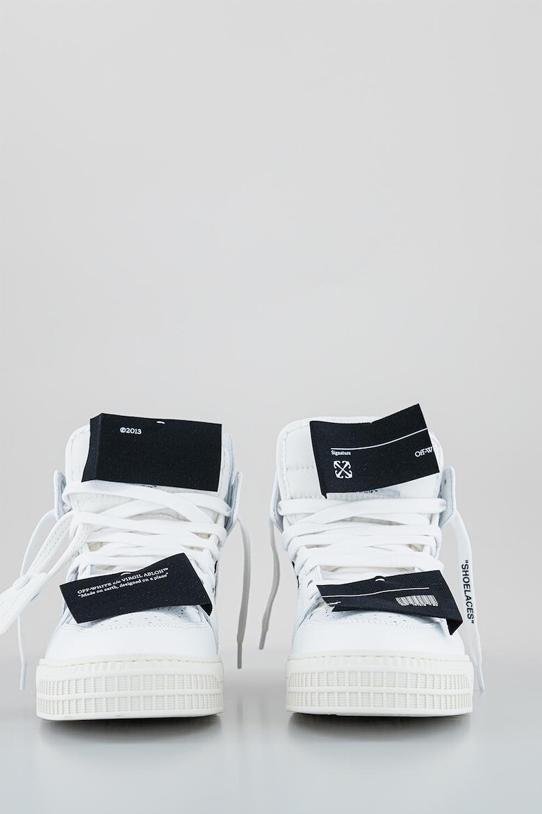 OFF-WHITE Pantofi sport inalti din piele - Pled.ro