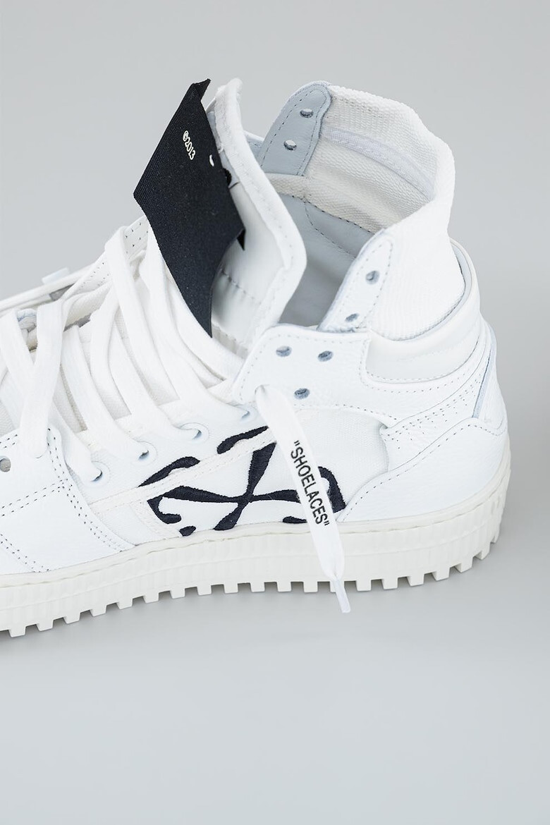 OFF-WHITE Pantofi sport inalti din piele - Pled.ro