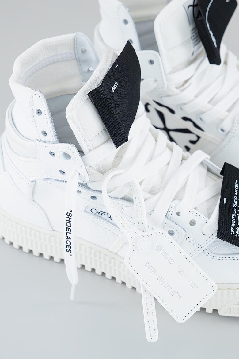 OFF-WHITE Pantofi sport inalti din piele - Pled.ro