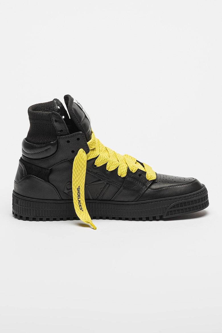 OFF-WHITE Pantofi sport inalti din piele - Pled.ro