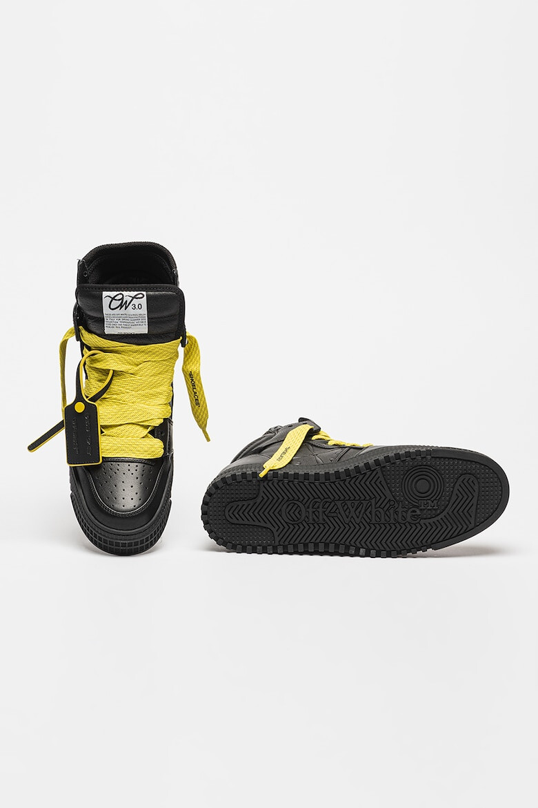 OFF-WHITE Pantofi sport inalti din piele - Pled.ro